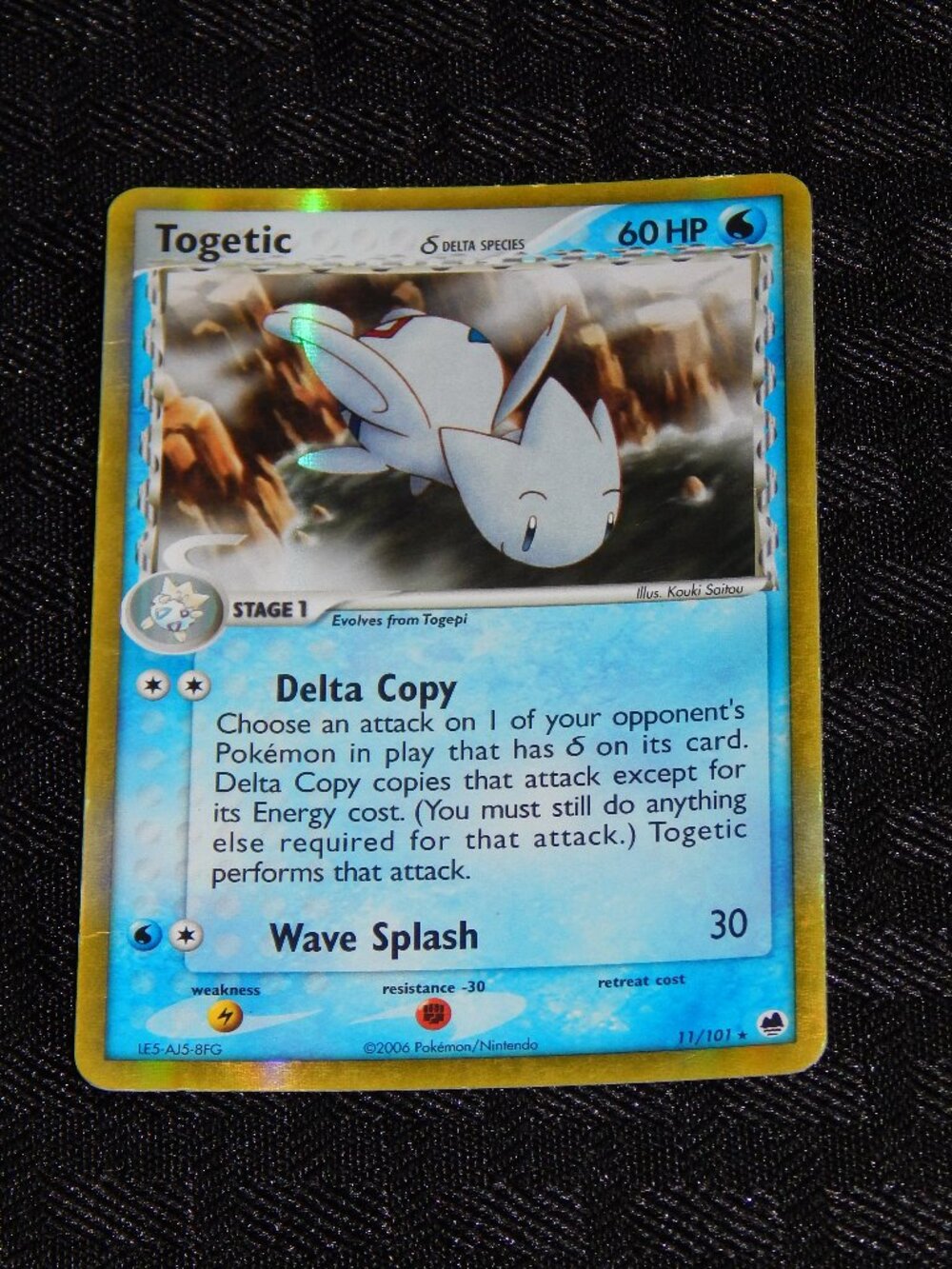Togetic Reverse Holo 11/101 ex Delta Dragon Frontiers 2006 Pokemon Card